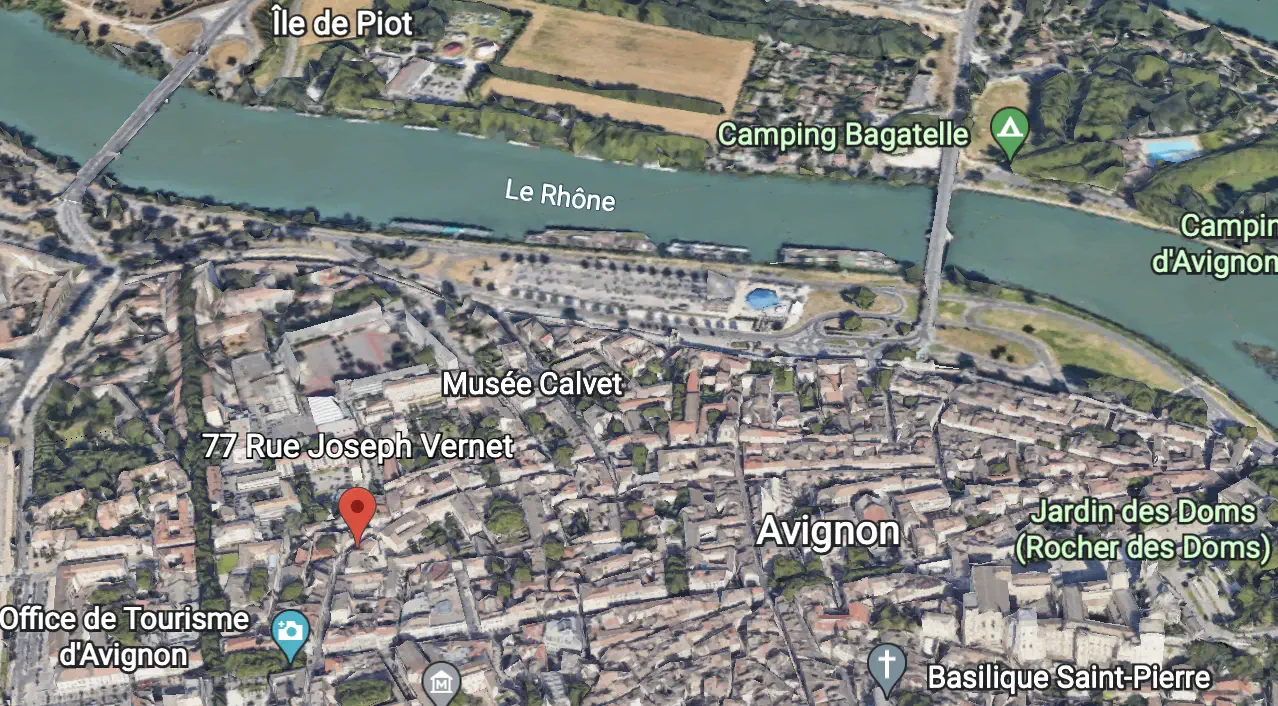 Localisation Avignon Vernet Loi Malraux