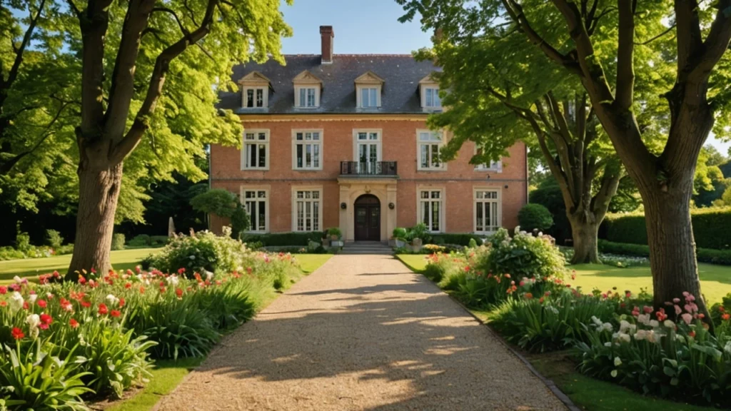 Monument Historique avec son allée centrale et ses jardins latéraux